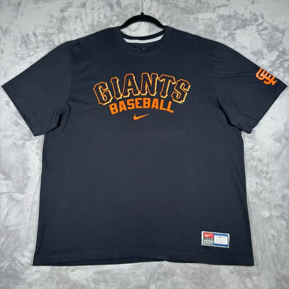 Nike Team MLB 2011 San Francisco Giants Baseball T-Shirt Black Men’s 2XL
